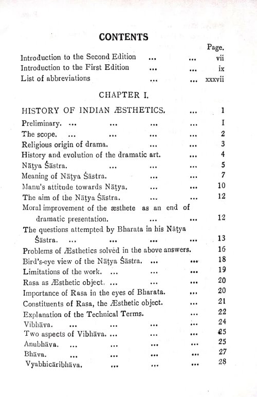 Comparative Aesthetics ( Indian Aesthetics) Vol I